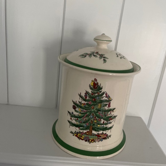 Spode Holiday Spode Christmas Tree Cookie Jar Poshmark